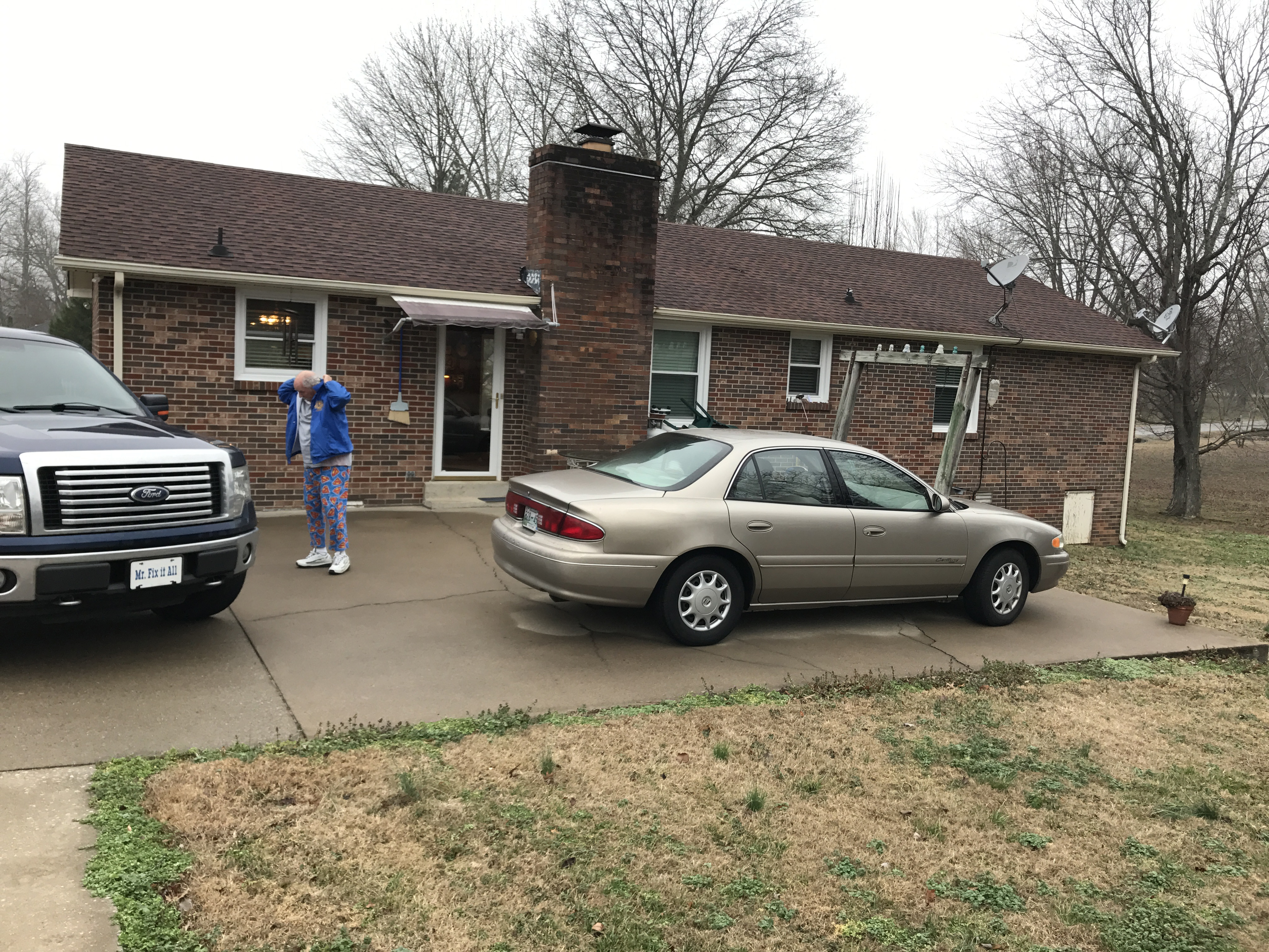 Carport before