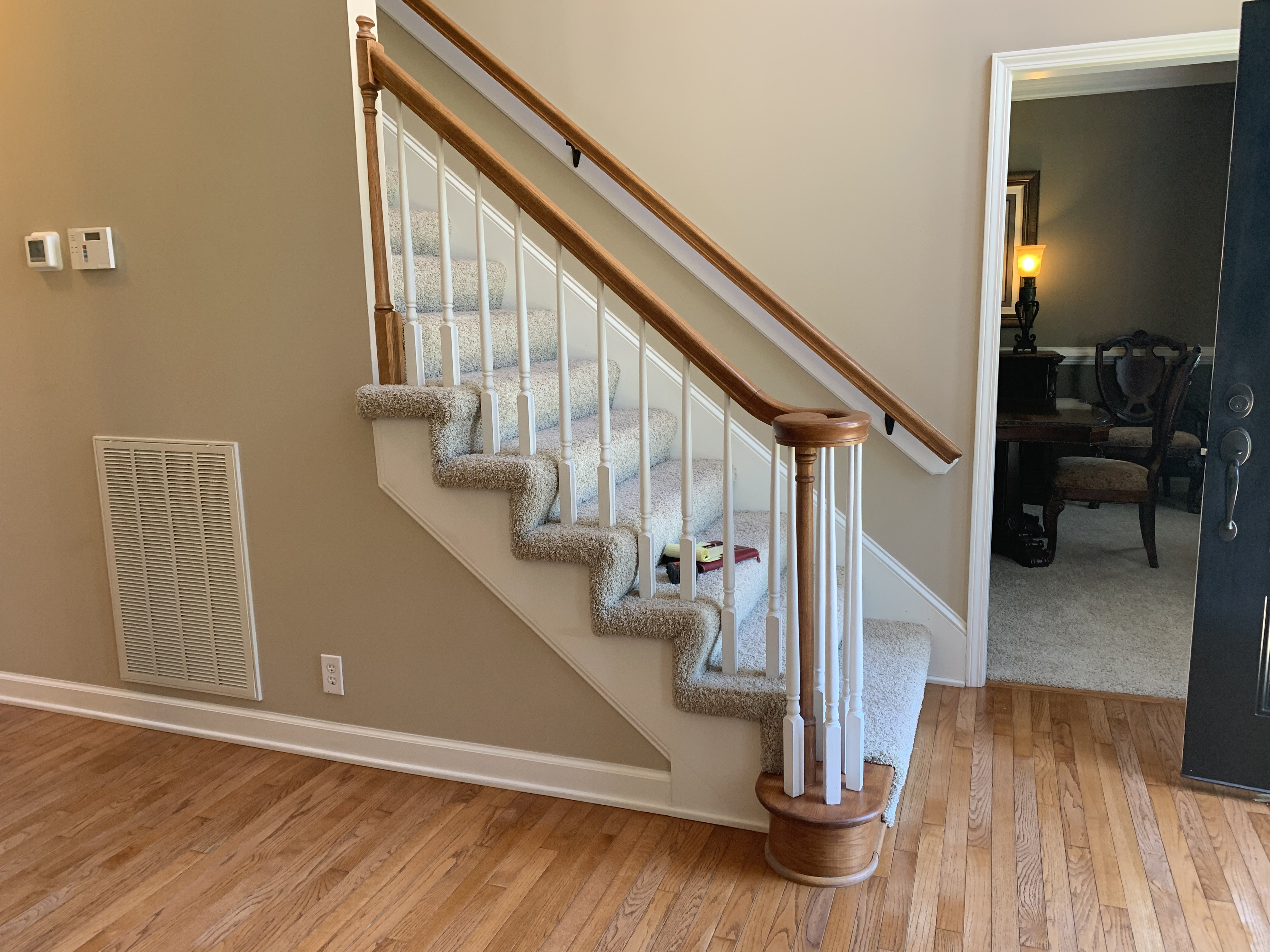 Stairs before