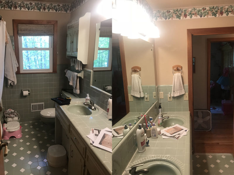 Bathroom before