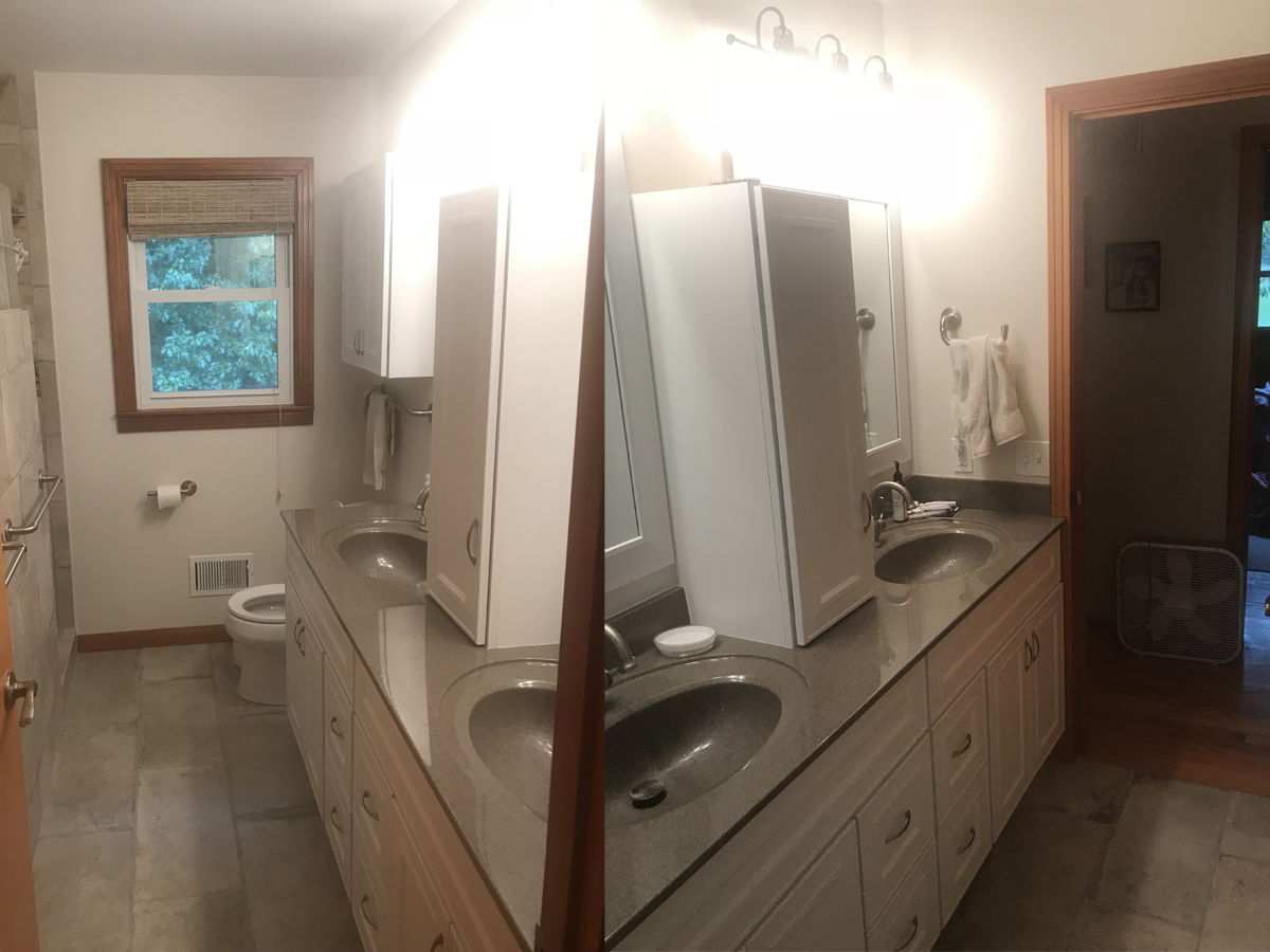 Bathroom after